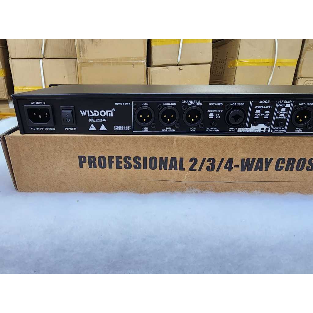 Wisdom XL234 / XL 234 – Crossover Aktif audio profesional original