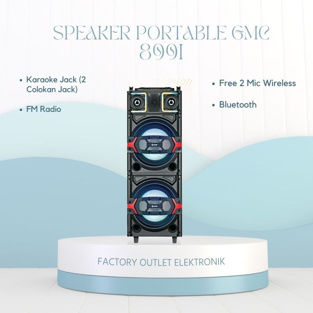 SPEAKER PORTABLE GMC 899I