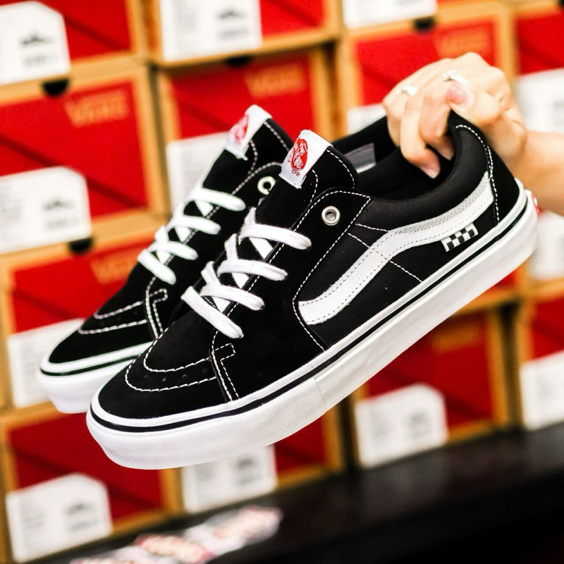 Vans Skateboarding Sk8 Low Pro Black White