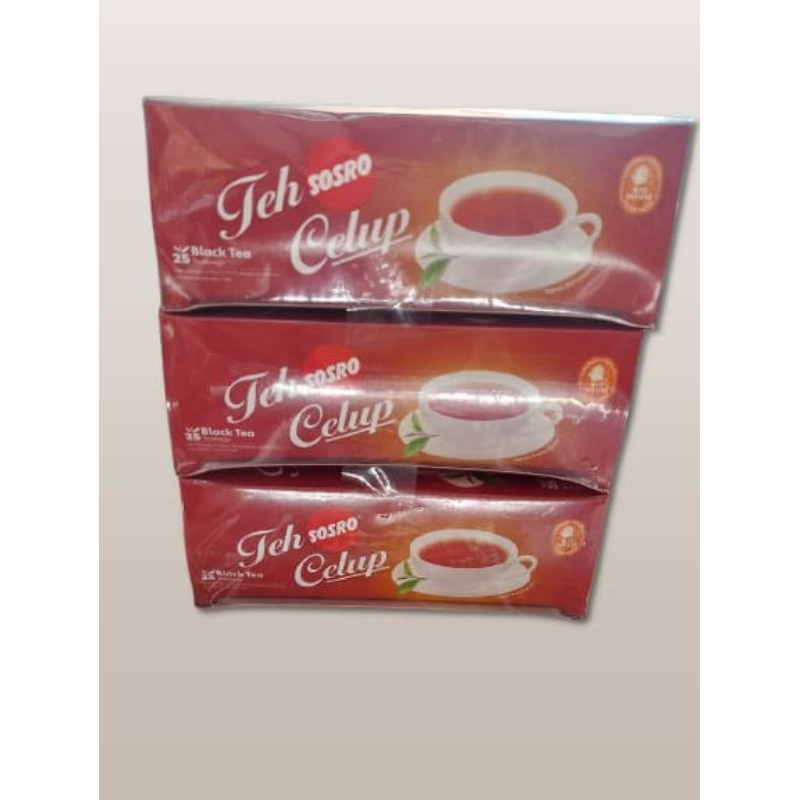 

3 Teh Celup Sosro 50gr 25s (isi 3pcs)