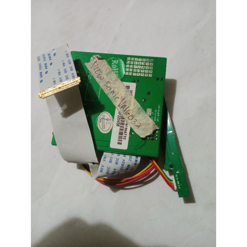 mesin monitor viewsonic VA 1603A normal