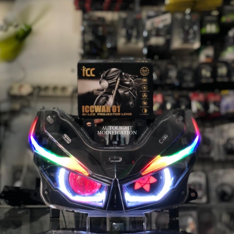 BILED VARIO 125/150 LED OLD CUSTOM BILED ICC WAR 01 2,5 INCH 55 WATT FULL SET REFLEKTOR