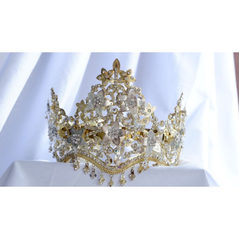 siger Sunda Dwi warna gold & silver + cunduk mentul