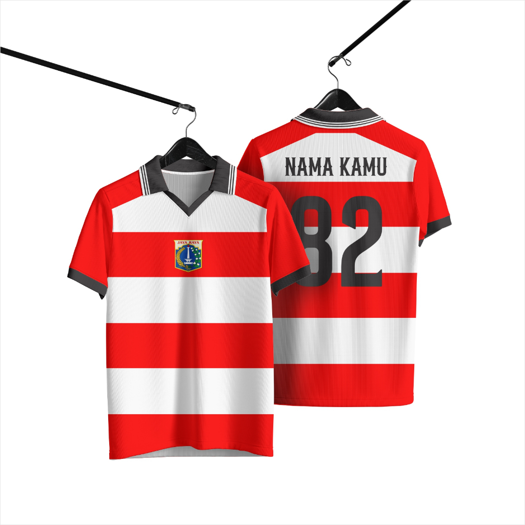 JERSEY PERSIJA RETRO, VINTAGE, RETRO, TENNIS, VOLY, BADMINTON BY ESTONICALS