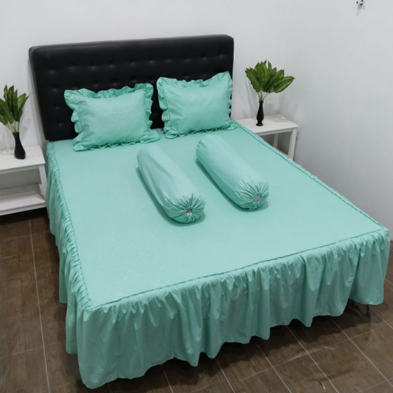 Sprei Rumbai Sprei Motif Ukuran 200x200 Super King/Super Jumbo