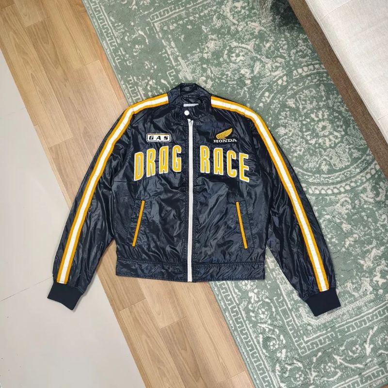jacket vintage Honda racing gas dragrace