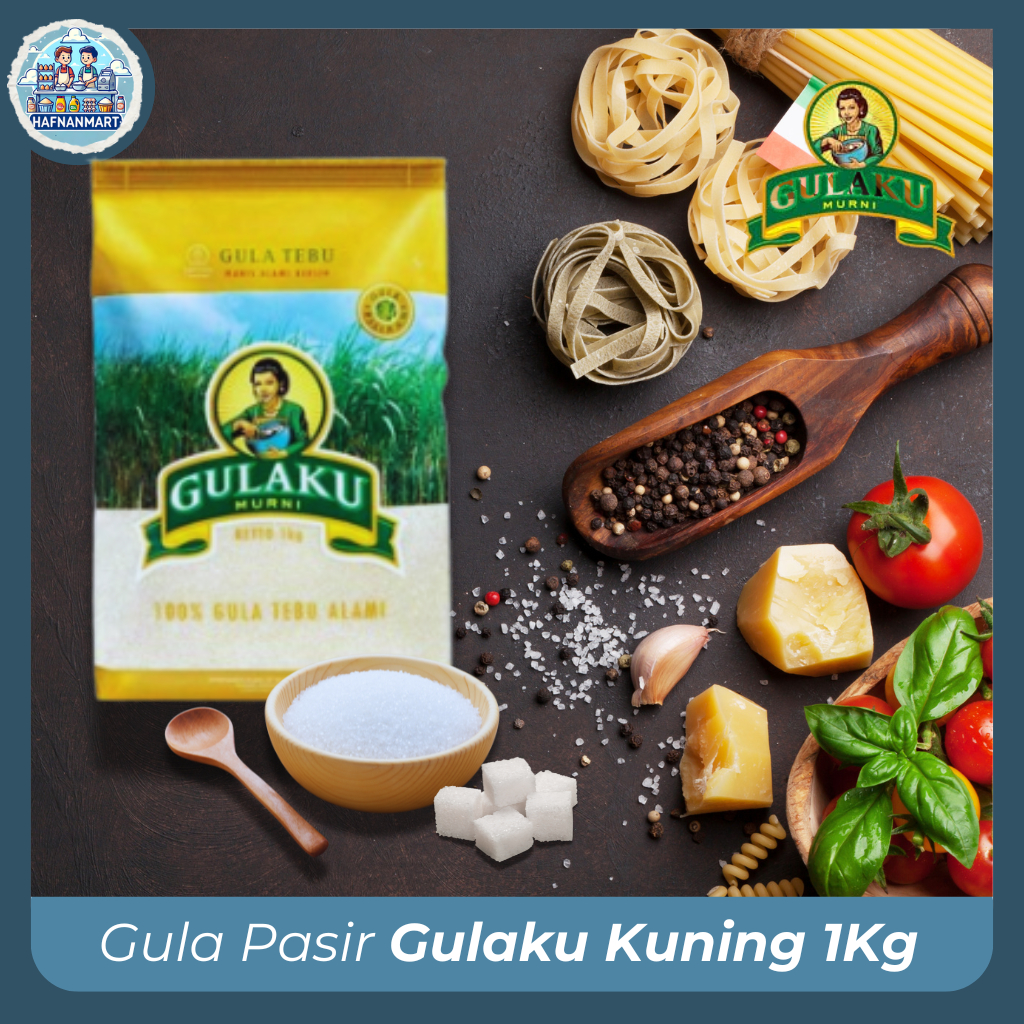 

Gula Pasir Gulaku Kuning 1Kg