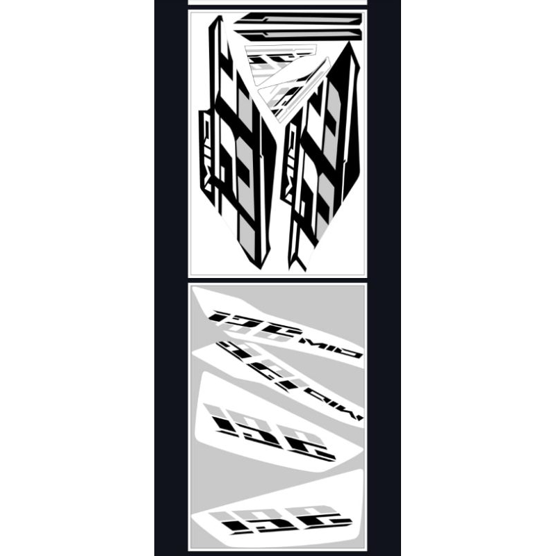 

waterdecal striping mio M3 ( Bukan Stiker)