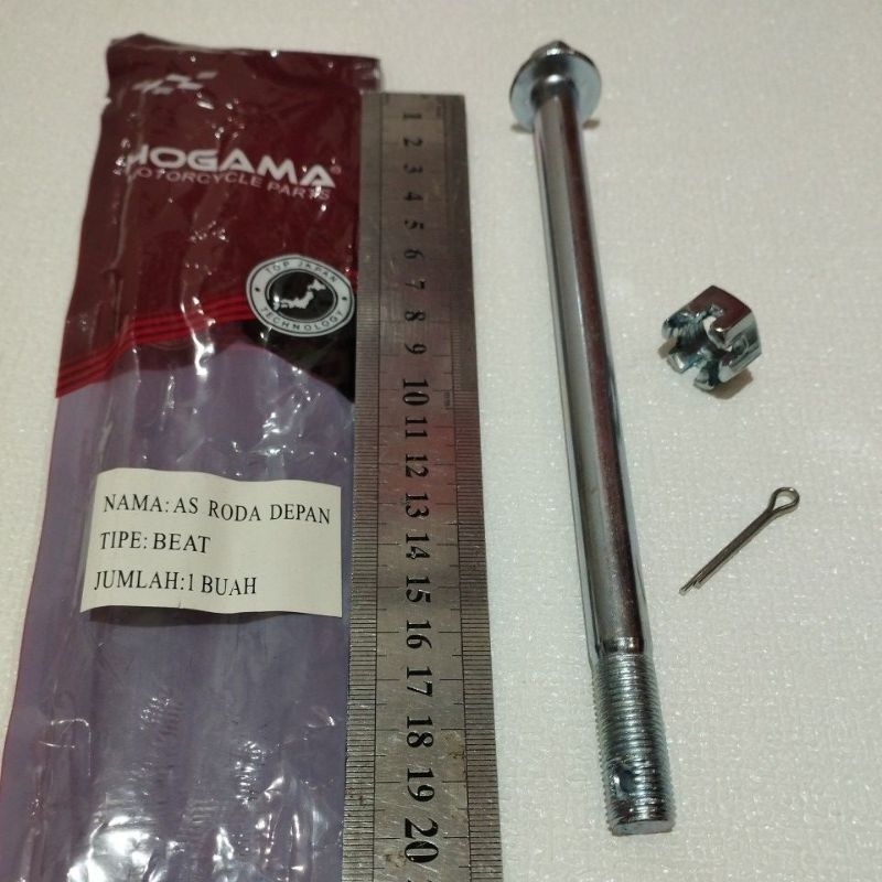 HOGAMA AS RODA DEPAN BEAT 110 (19CM) /VARIO KVB /SCOOPY /SPACY /GENIO /AS RODA