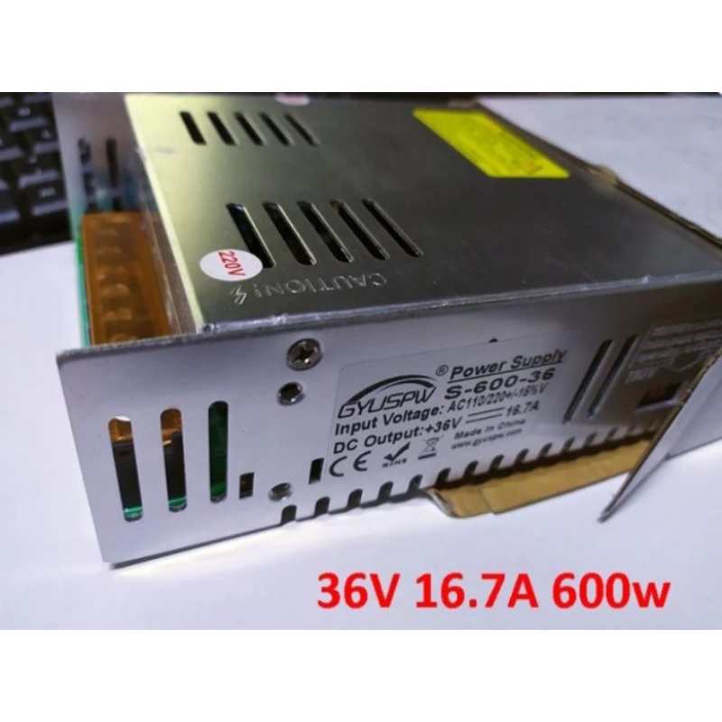Power Supply 36V 16.7A 600Watt Switching Power Supply DC 36V 16.7A 600Watt