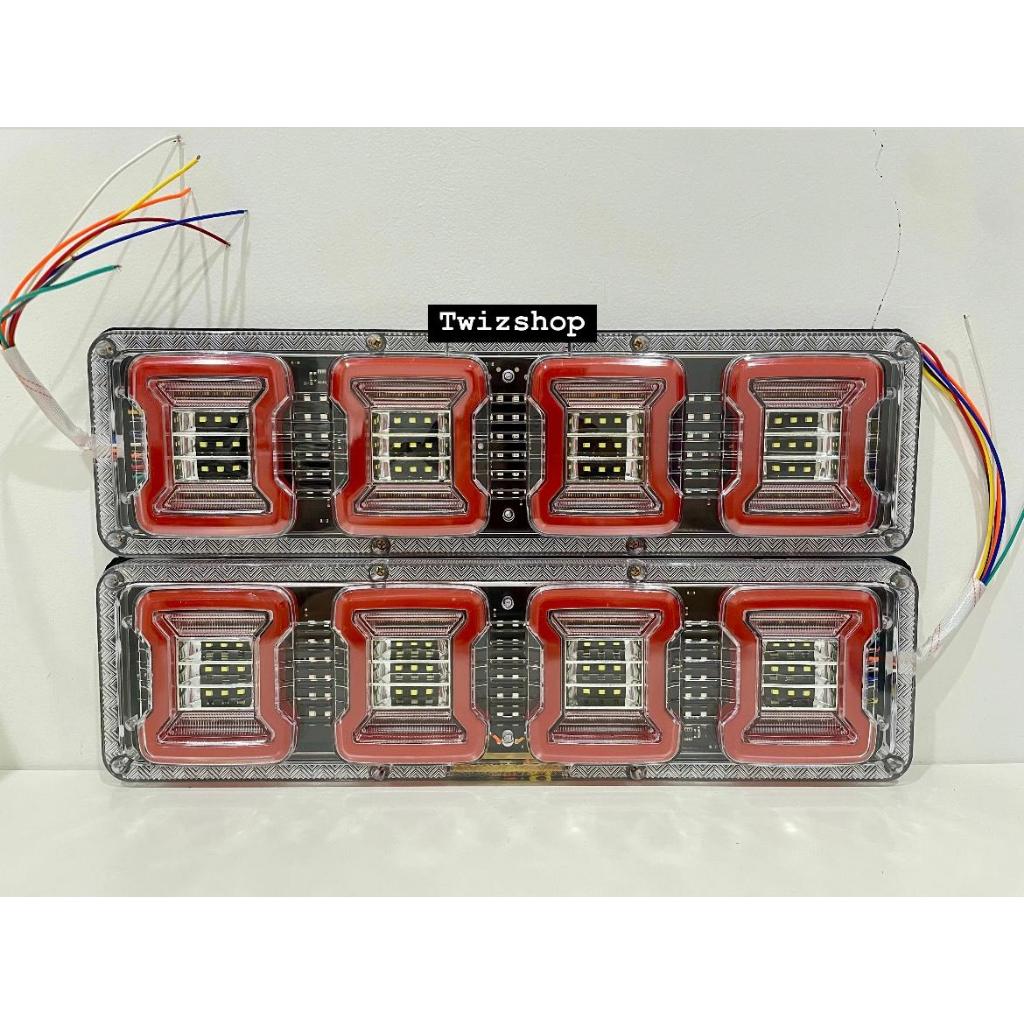 Stop Lamp 24 Volt Truk Model 4K Panjang 46cm / Lampu Rem LED Truck Variasi 12V-24V Model 4K Universa