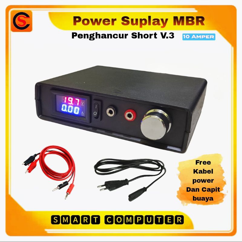 Power suplay MBR 10 amper V.3 penghancur short adaptor tanam