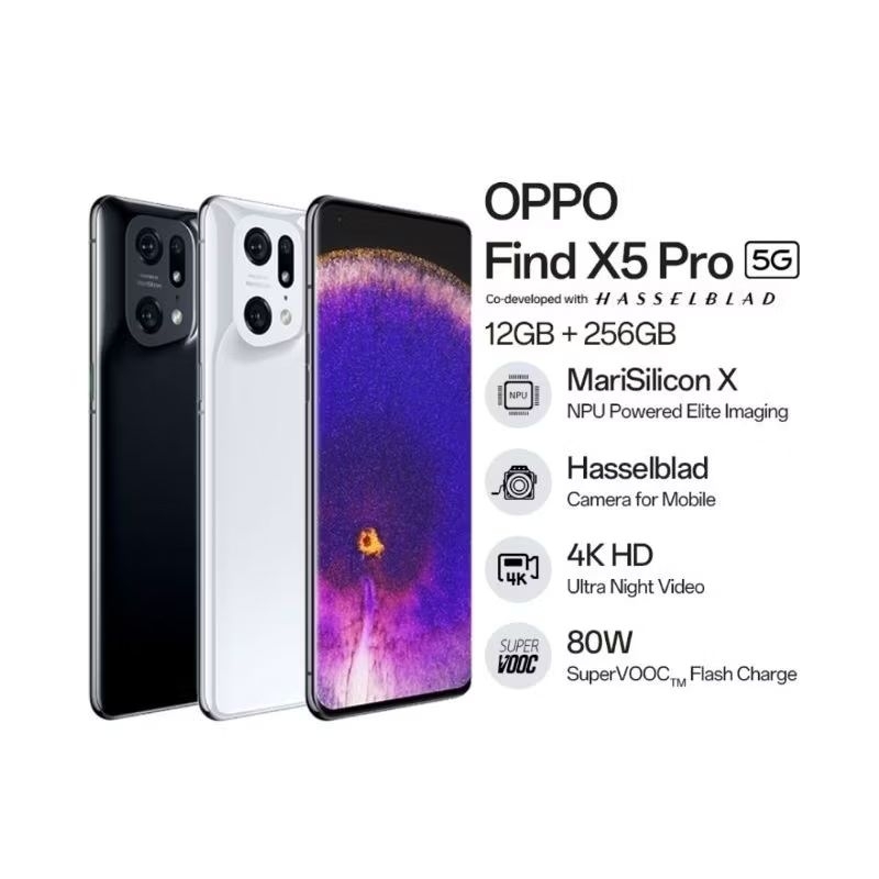 oppo find X5 pro  Ram 12GB Internal 256GB HP Second Seken Bekas Fullset [murah] hp murah
