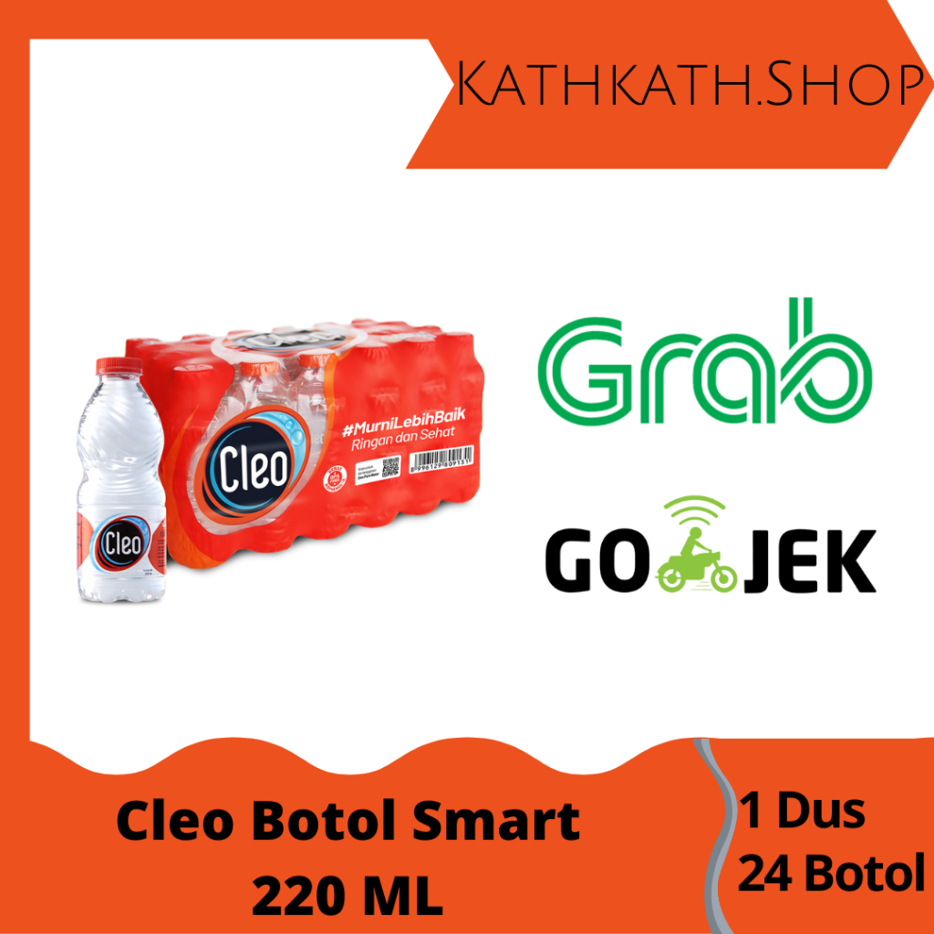 

Cleo Botol Smart 220ml Pak isi 24 botol