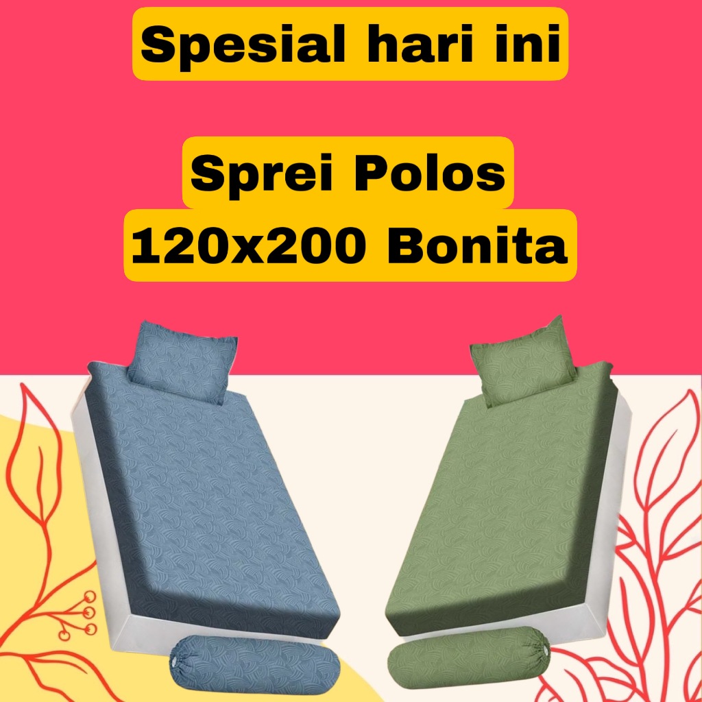 Sprei Polos 120x200 Bonita Single No 3