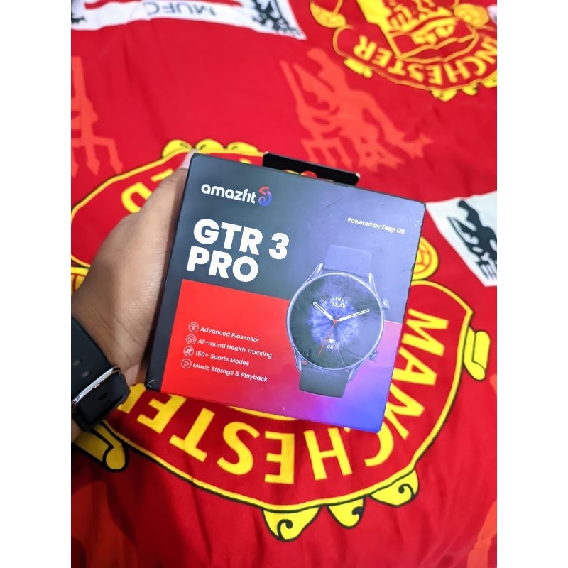 Amazfit GTR 3 Pro - Jam Tangan GPS Cerdas Berwarna Cokelat dengan Layar AMOLED 1.45 Inci, Baterai 450mAh, dan 150 Mode Olahraga