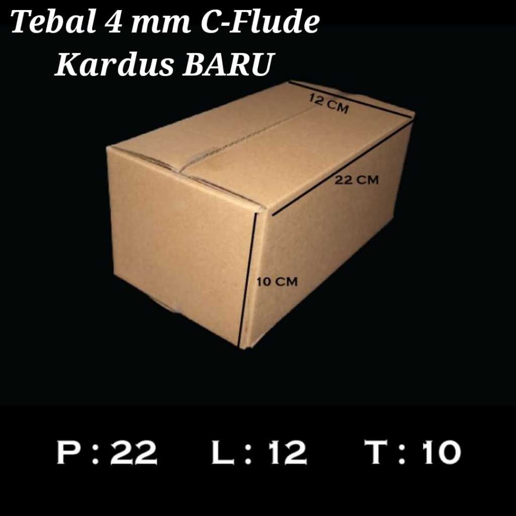 

KARDUS PACKING 22X12X10 CM TEBAL 4MM C-FLUDE SINGLE WALL BOX KARDUS PAKING