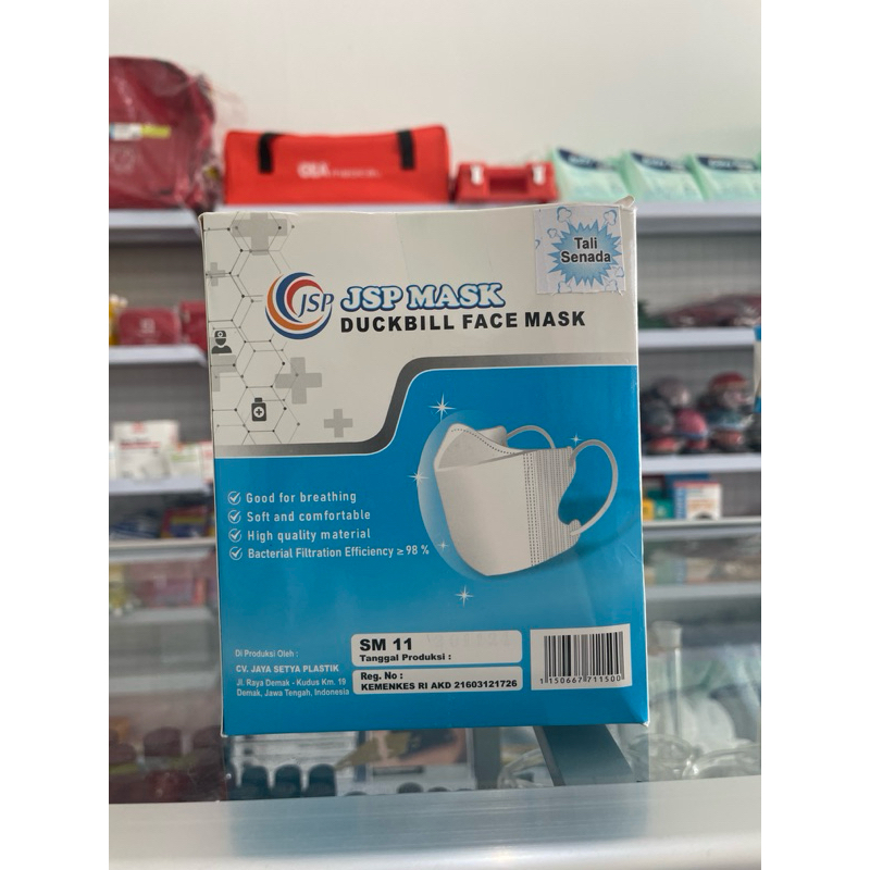 masker duckbill hitam JSP