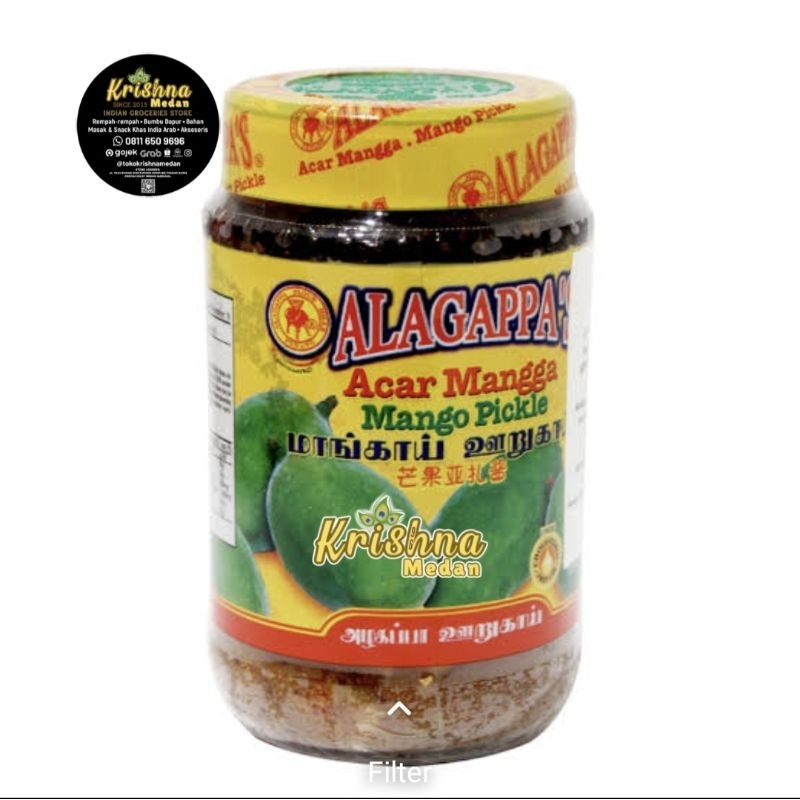 

Alagappas Acar Mangga Pickle/urka 350g