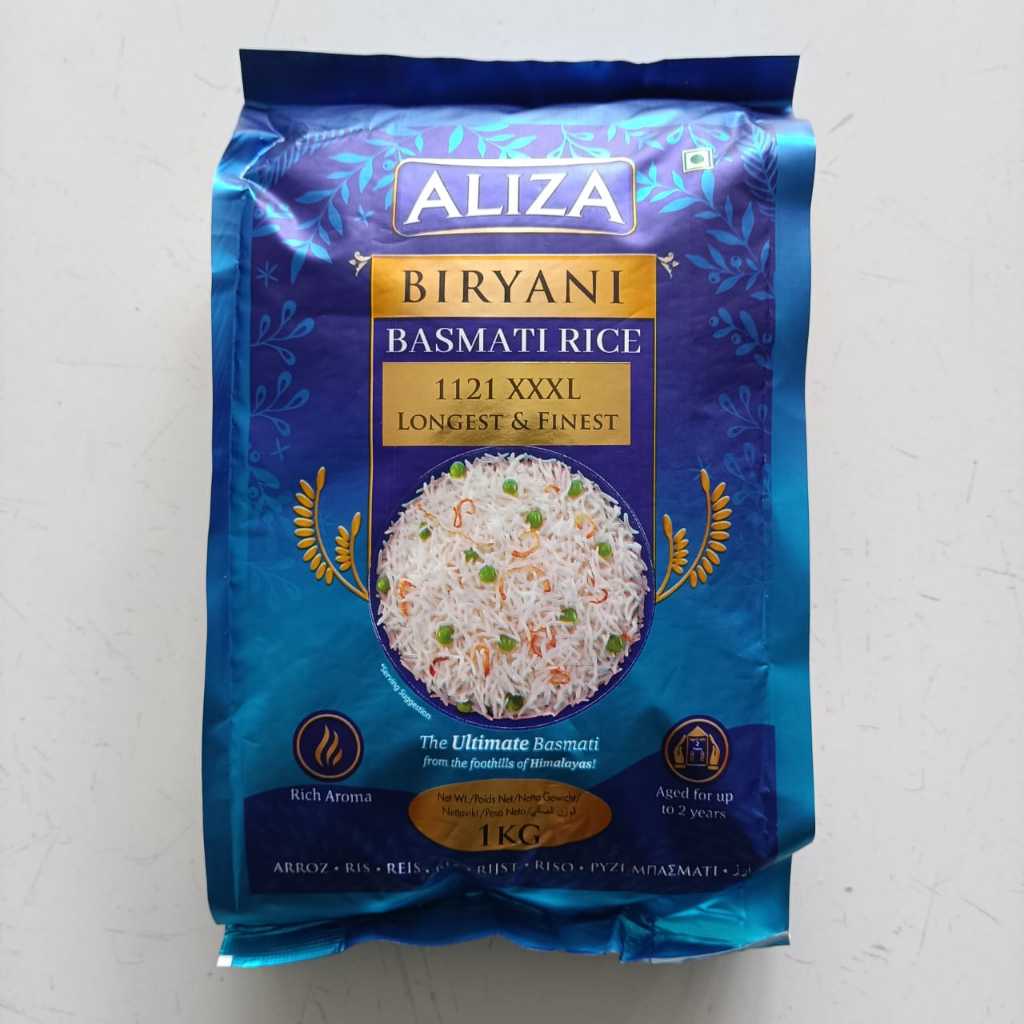 

Beras Basmati Aliza Premium Healthy Food Extra Long 1000gr