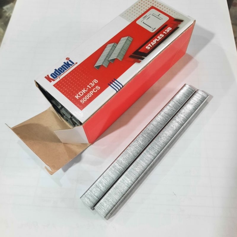 

Isi Staples Tembak 8mm 5000pcs merk Kodenki / Isi Steker Tembak 5/16" Kodenki / isi Stapler
