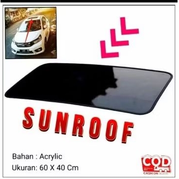 DUMMY SUNROOF, SUNROOF, VARIASI ATAP MOBIL. SUNROOF MOBIL UNIVERSAL. SIZE 60x40 cm. AVANZA. XENIA. S