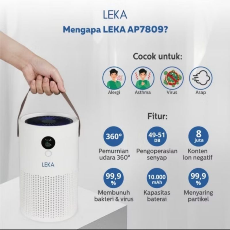 LEKA Air Purifier AP7809