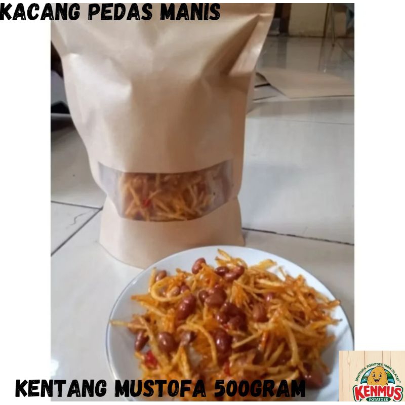 

Kentang Mustofa 500Gram KACANG PEDAS MANIS Renyah Gurih Tanpa Bahan Pengawet ORIGINAL