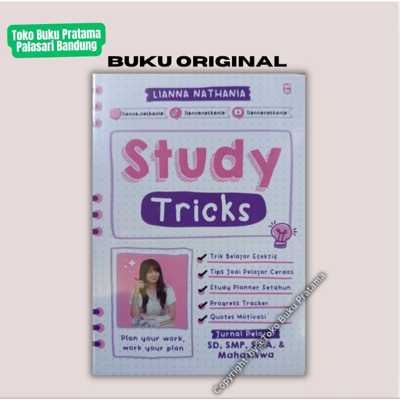 

Mamiseler45 - Buku Study Tricks - Jurnal Pelajar SD, SMP, SMA & Mahasiswa Lianna Original