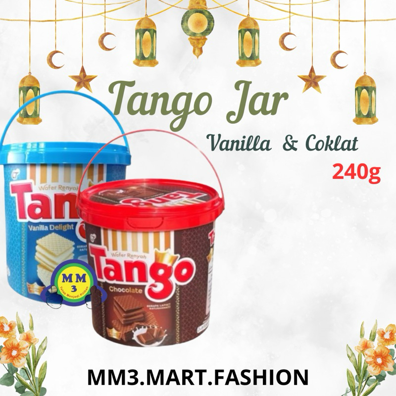 

TANGO WAFER JAR 240g VANILLA & COKLAT 1pcs