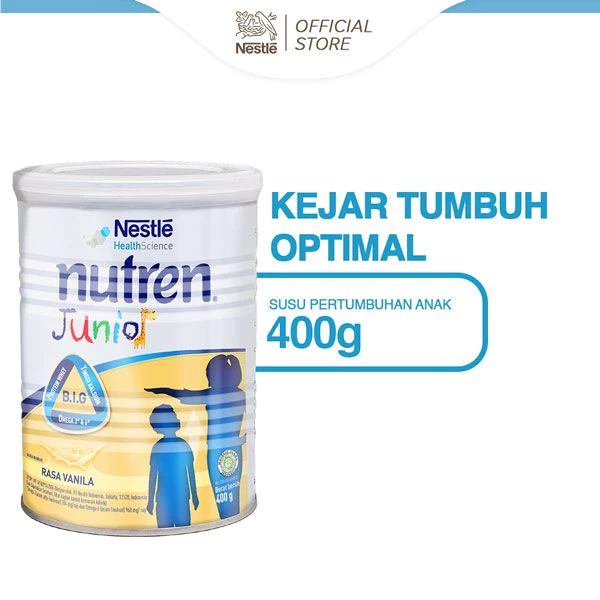 

NESTLE NUTREN JUNIOR 400 GRAM SUSU PERTUMBUHAN ANAK USIA 1-10 TAHUN