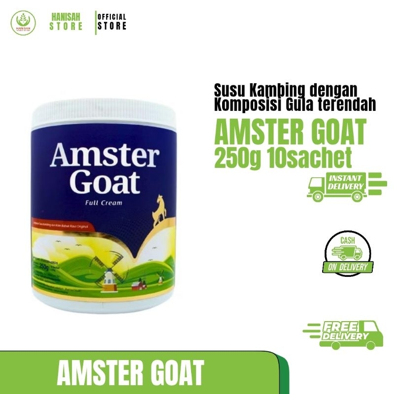 

AMSTER GOAT FULL CREAM 10 sachet || hanisahstore