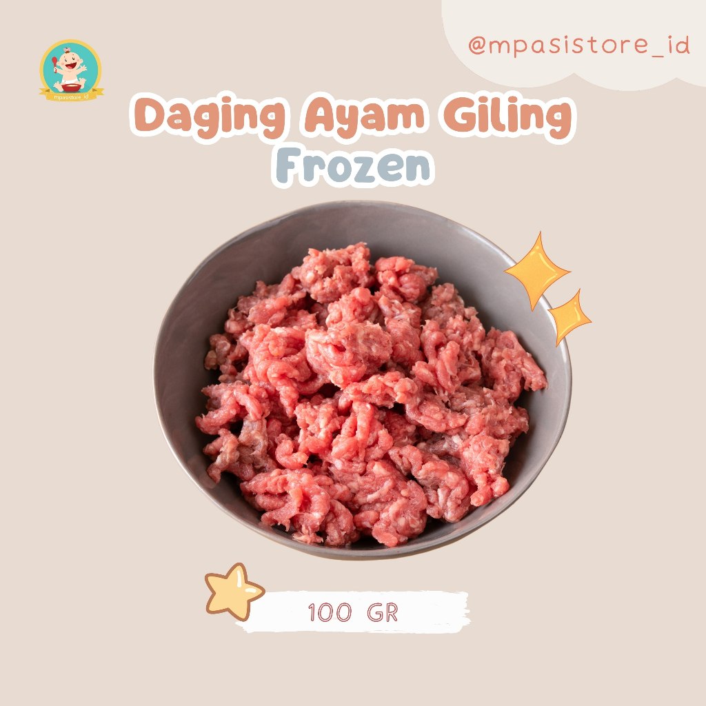 

Daging Ayam Giling Frozen Untuk MPASI 100grm