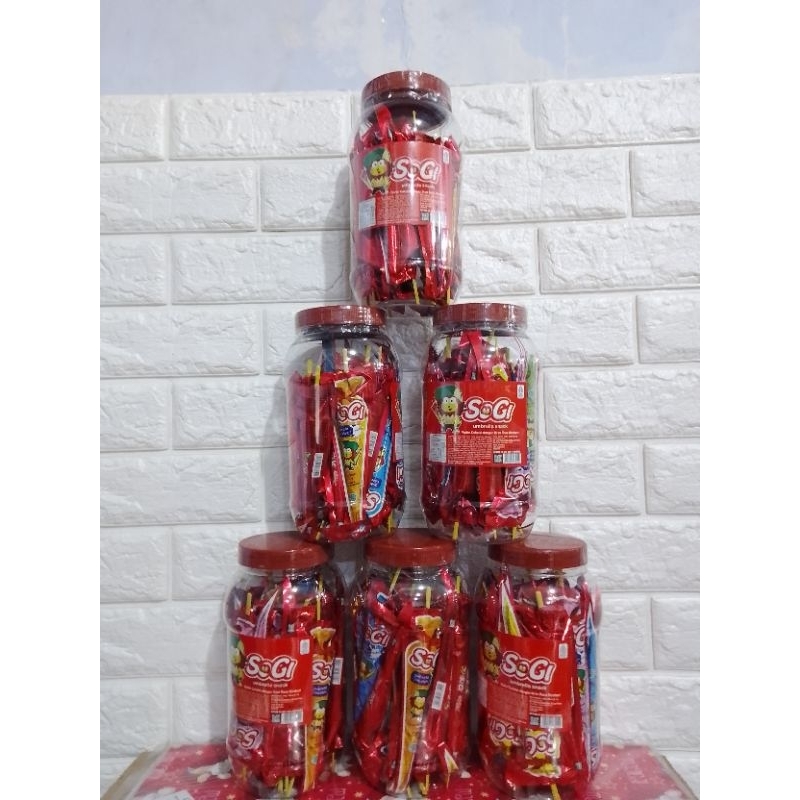 

SoGI permen payung 1 dos isi 6toples