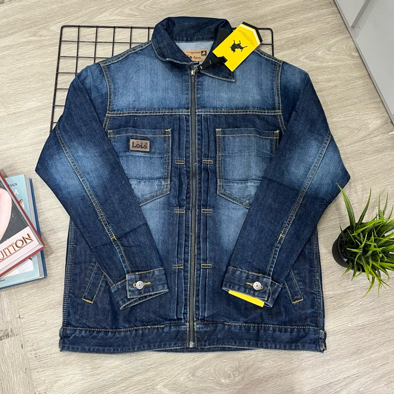Jaket Jeans Lois Pria Original MJT025C