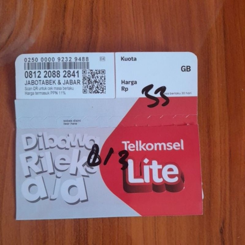 kartu Kuota Telkomsel Lite