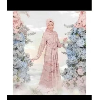 LOTUS DRESS VANILLA HIJAB