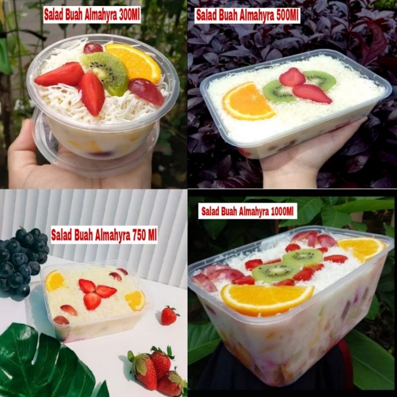 

Paket Dalad Buah Segar + Yogurt + Keju Cup 300Ml 500Ml 750Ml 1000Ml