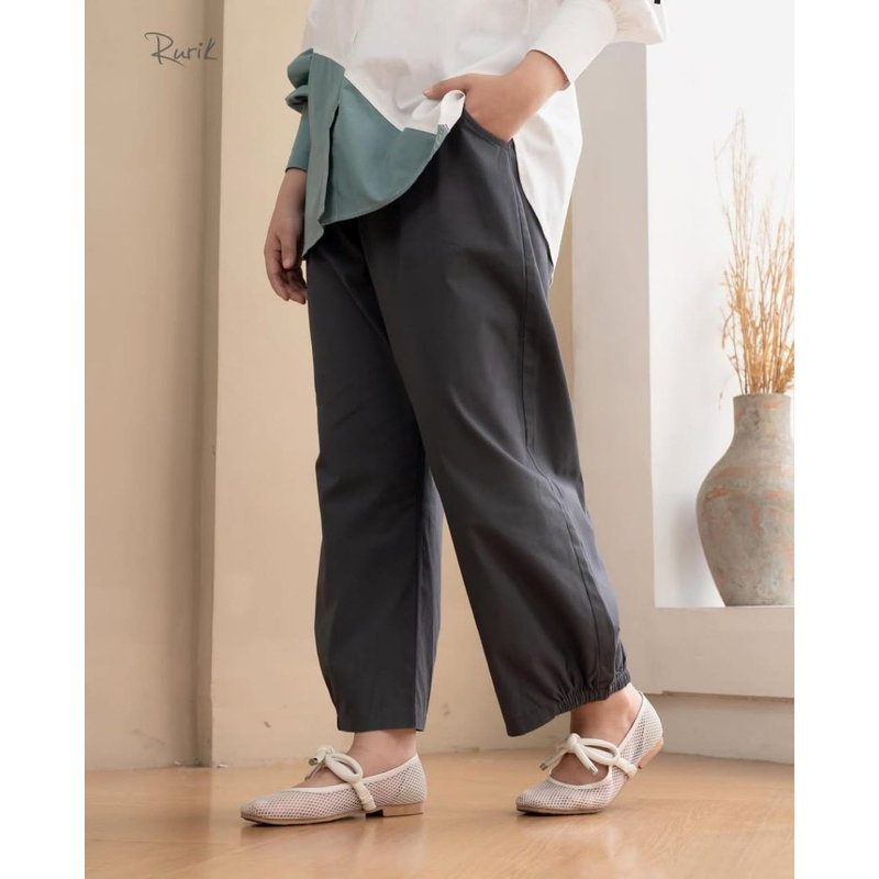 RURIK KAMIR PANTS STONE GREY