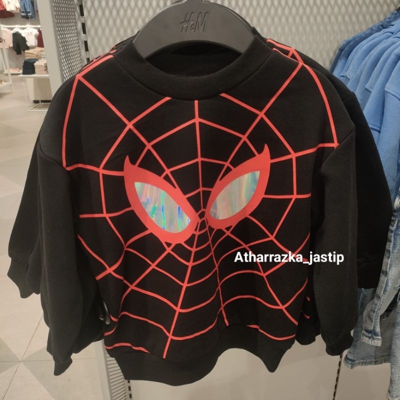 Sweater H&M Kids Spiderman jastip jasa titip
