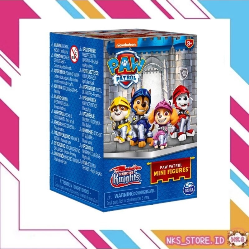 Paw Patrol Rescue Knights Surprise Blind Box Mini Figure with Castle