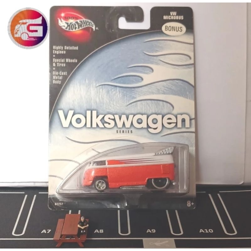 Hot wheels premium vw micro bus orange / drag bus (VVHTF)