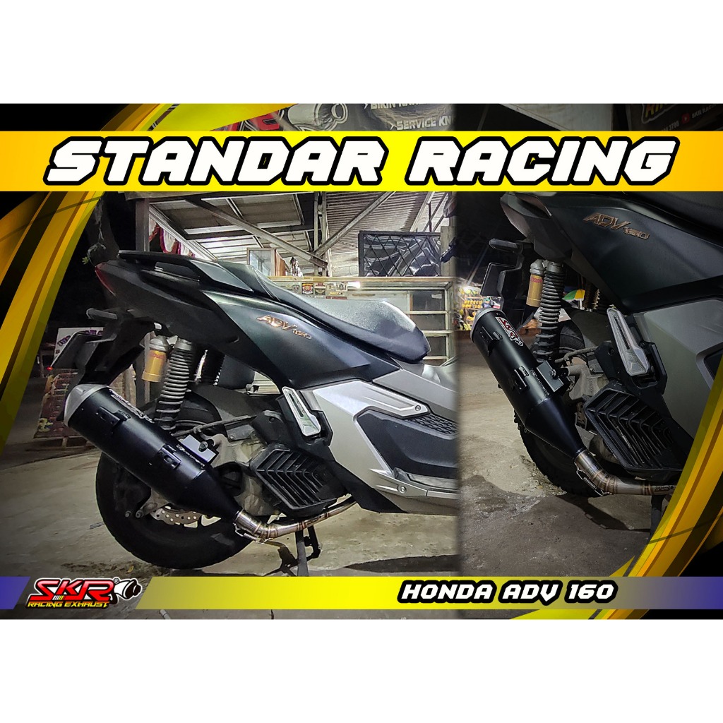 KNALPOT STANDAR RACING ADV 160