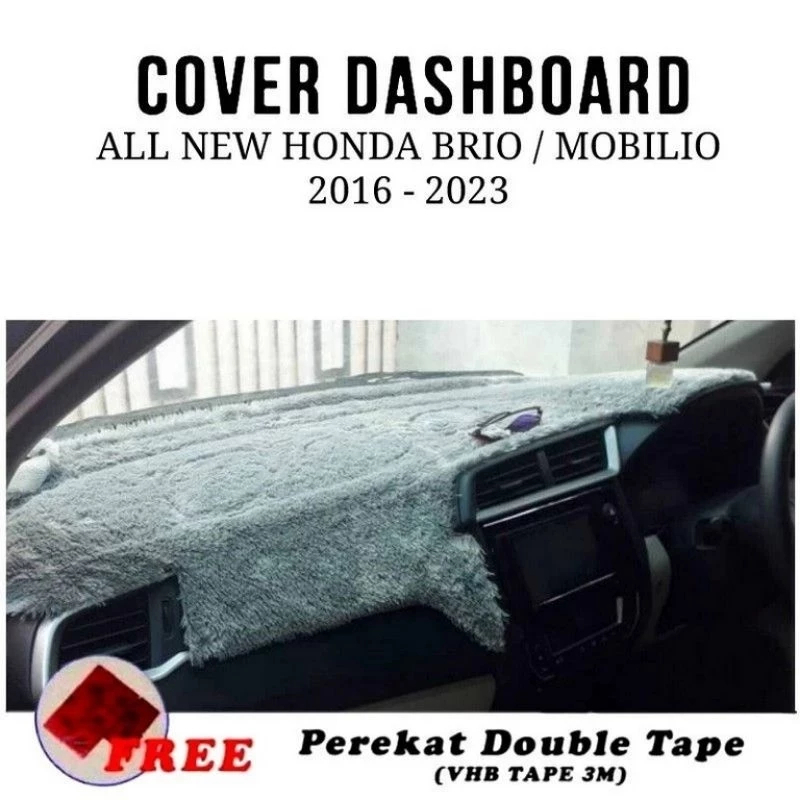 Aksesoris Cover Dashboard Untuk Mobil New Brio,Mobilio,Br-v Tahun 2016-2024