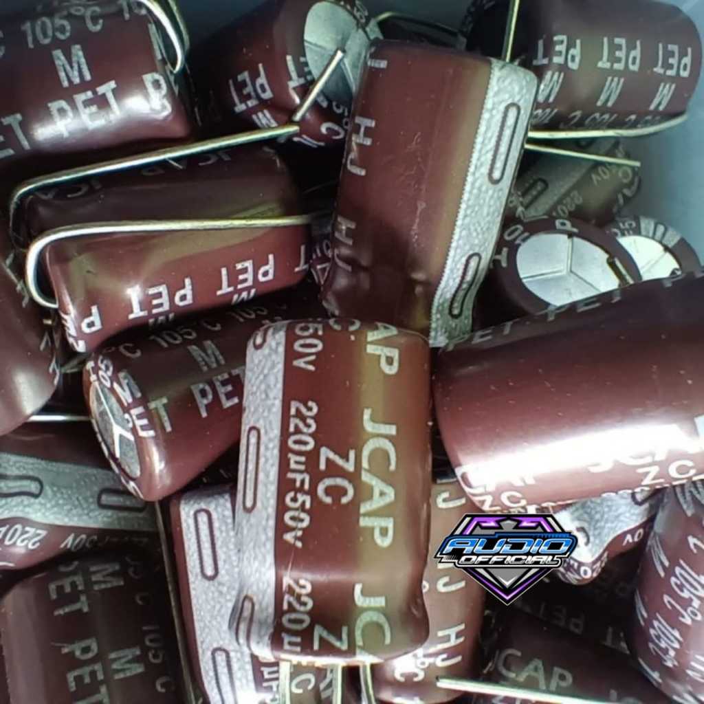 Elco Capasitor 50v 220uf Elko Kapasitor Kualitas Bagus