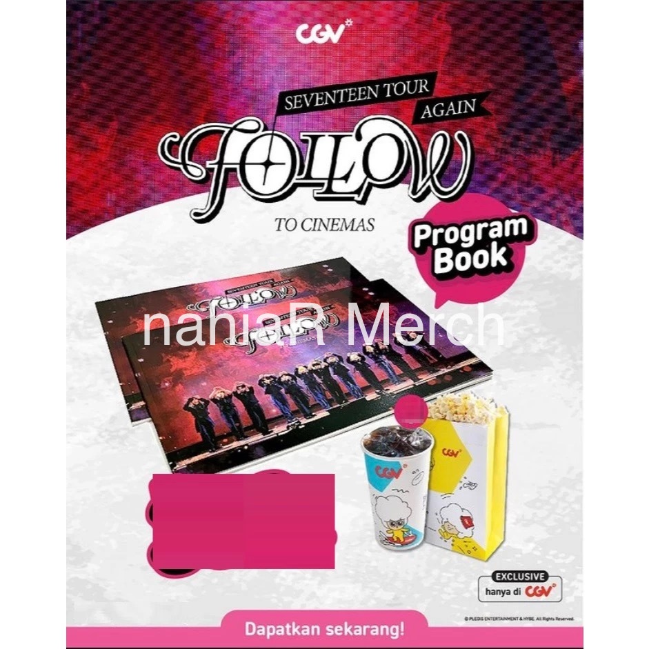 Seventeen tour 'Follow' Again to Cinemas x CGV Official Program Book