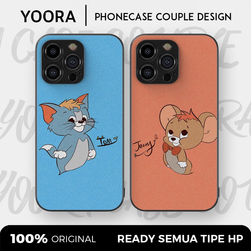 [TJ13] Custom Case Couple Tom and Jerry Premium Bisa Untuk Semua Tipe Hp
