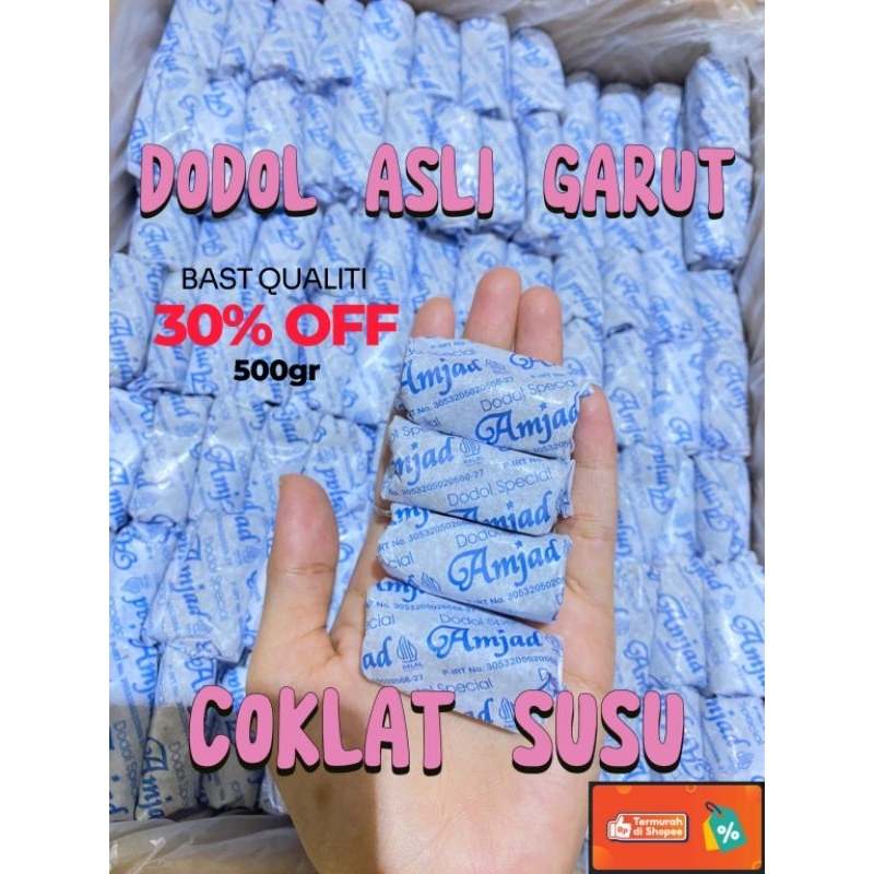 

DODOL GARUT COKLAT SUSU//OLEH OLEH GARUT 500gr