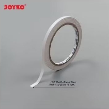 

Double Tape JOYKO 6mm 1/4 inchi/Dabel Doubel Tape 1/4inc - JOYKO