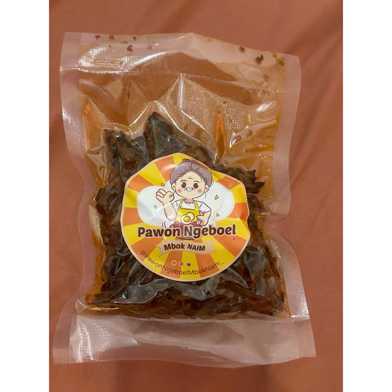 

Suwir Cakalang Ngeboel Pedas Sedang